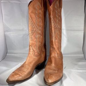 Dan Post tall western cowboy boots size 8 ½